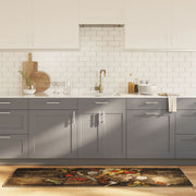 Washable anti-slip kitchen mat 60x180 cm multicoloured
