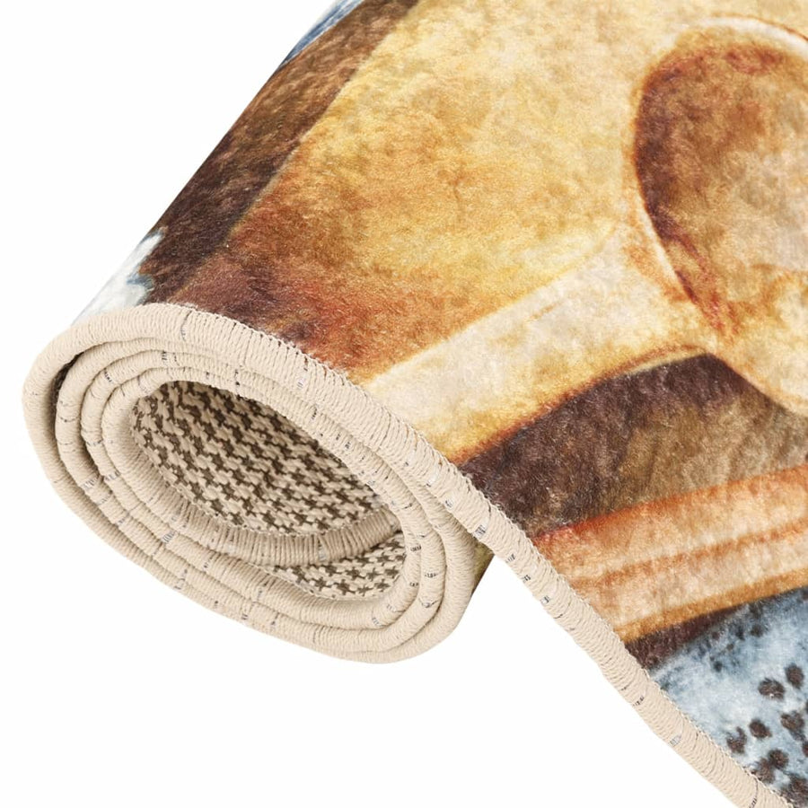 Keukenmat Wasbaar Anti-Slip 60X180 Cm Meerkleurig Multikleur