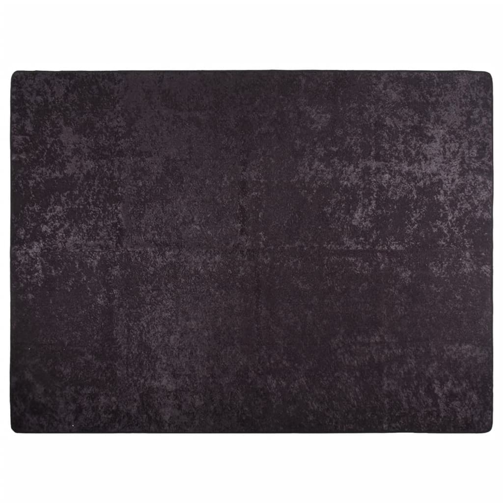 Vloerkleed wasbaar 400x300 cm antracietkleurig