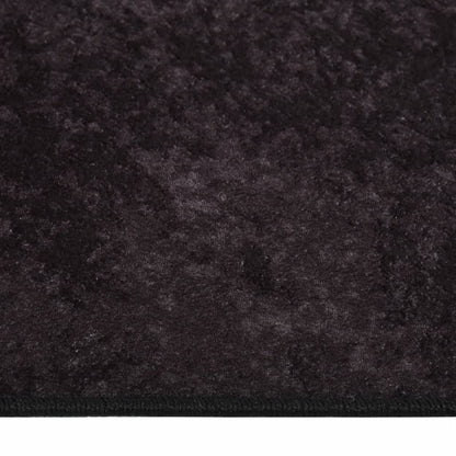 Vloerkleed wasbaar 400x300 cm antracietkleurig