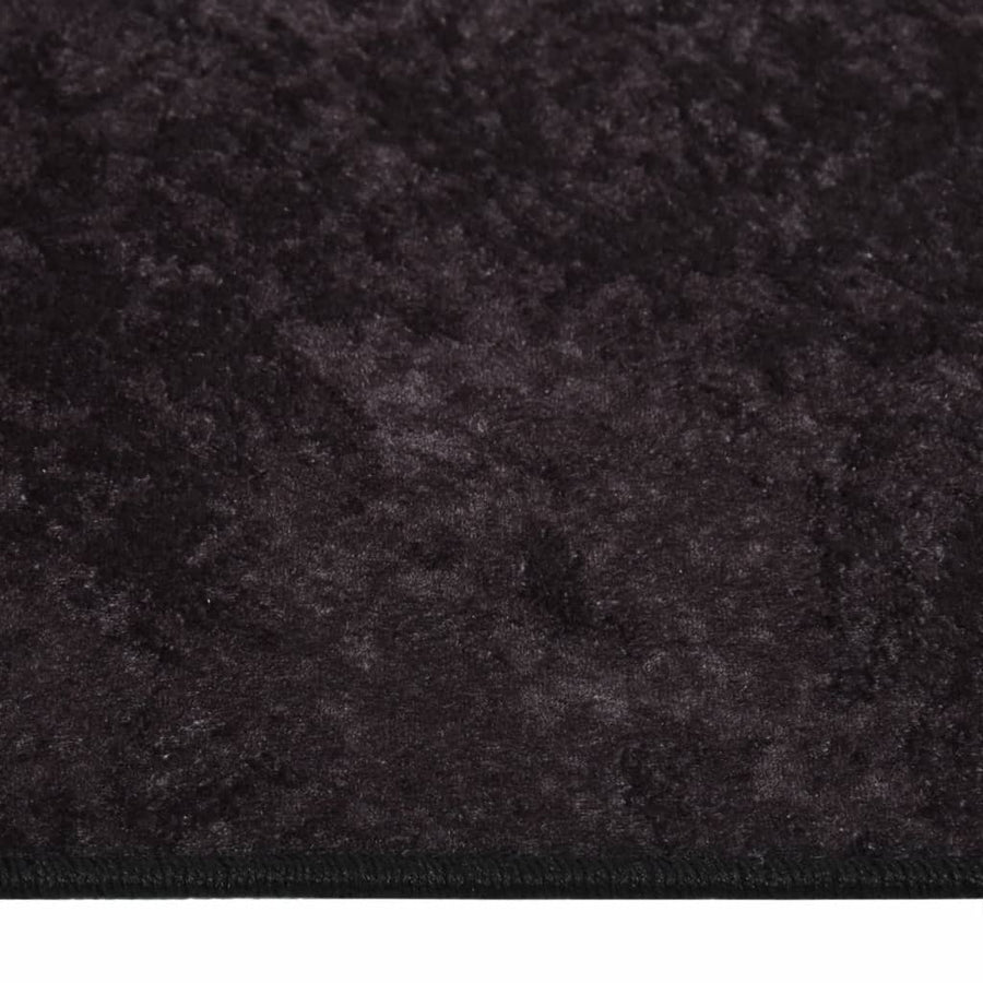 Vloerkleed wasbaar 400x300 cm antracietkleurig