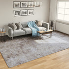 Washable non-slip rug 400x300 cm grey