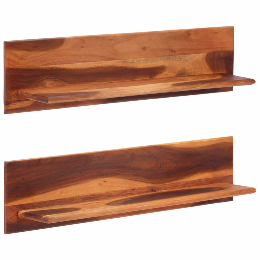 Wandschappen Massief Acaciahout 112 x 20 x 26 cm