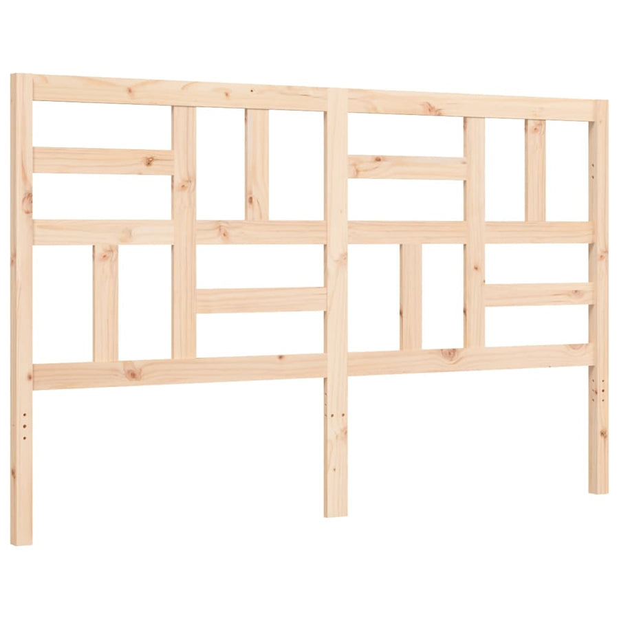 Bedframe Zonder Matras Massief Grenenhout 160 x 200 cm Naturel