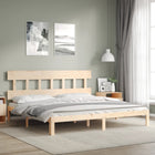 Bedframe massief grenenhout 200x200 cm