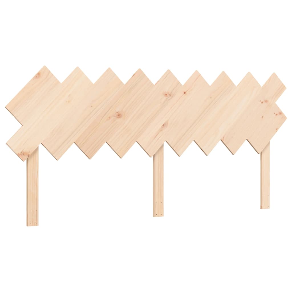Bedframe Met Hoofdbord Massief Hout 6Ft Super King 180 x 200 cm Naturel
