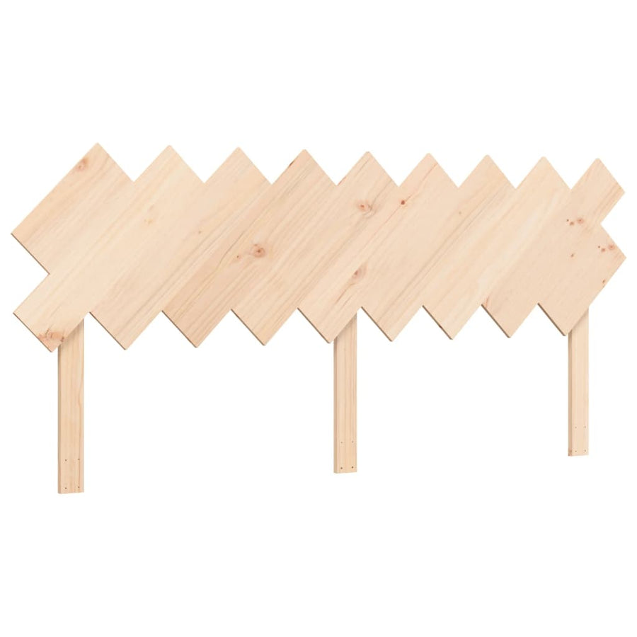 Bedframe Met Hoofdbord Massief Hout 6Ft Super King 180 x 200 cm Naturel