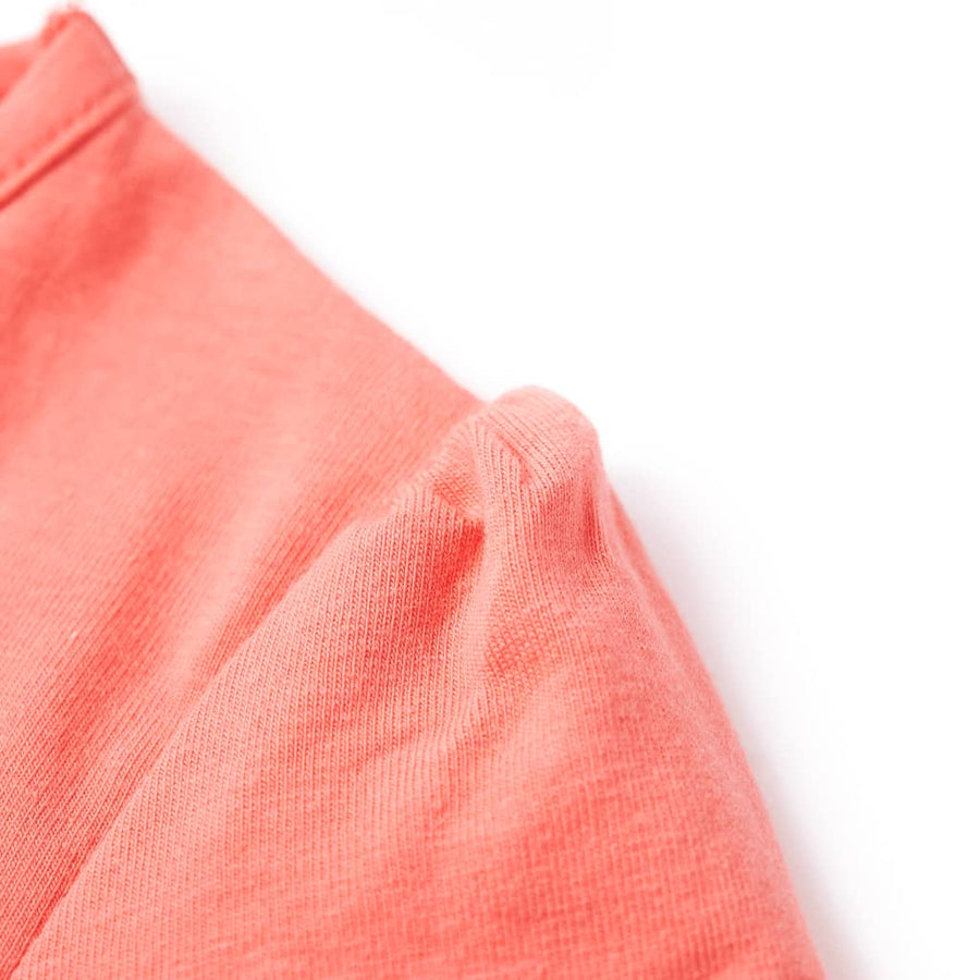 Kindershirt 116 koraalkleurig Koraal 116