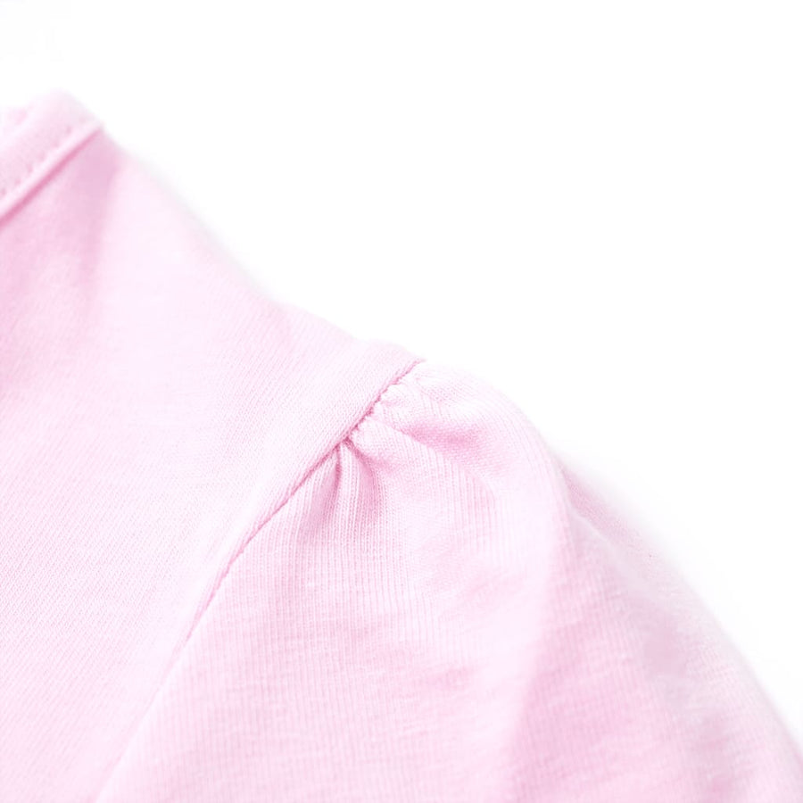 Kindershirt 116 lichtroze Roze