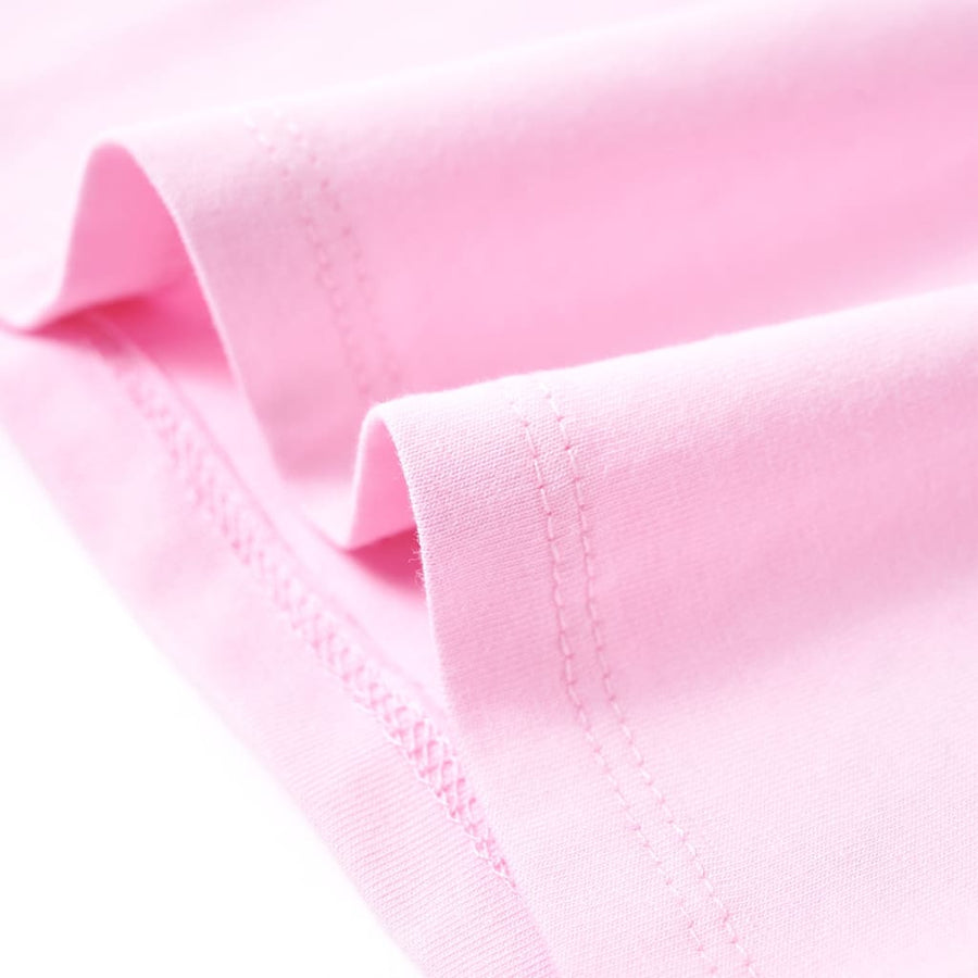 Kindershirt 116 lichtroze Roze
