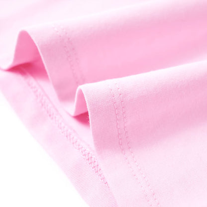 Kindershirt 128 lichtroze Roze