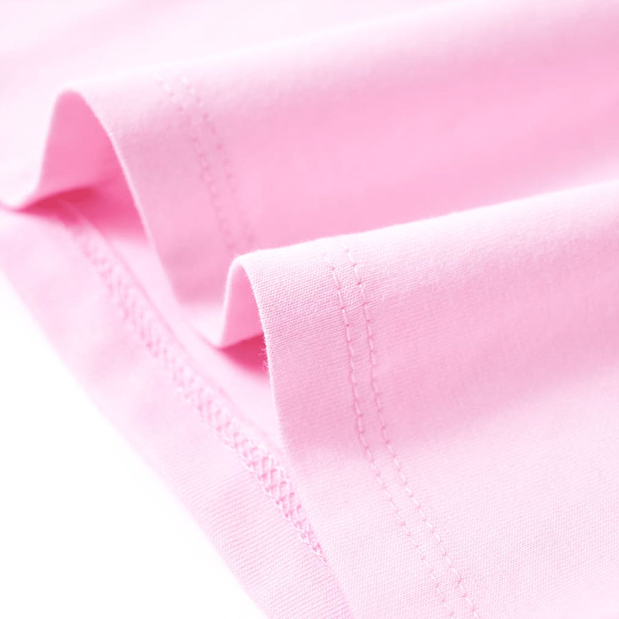 Kindershirt 128 lichtroze Roze