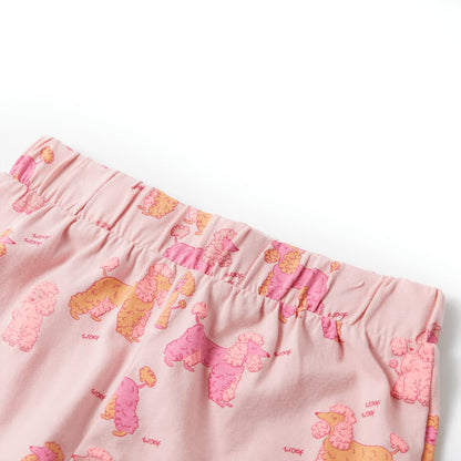 Kinderpyjama met korte mouwen 92 lichtroze 92