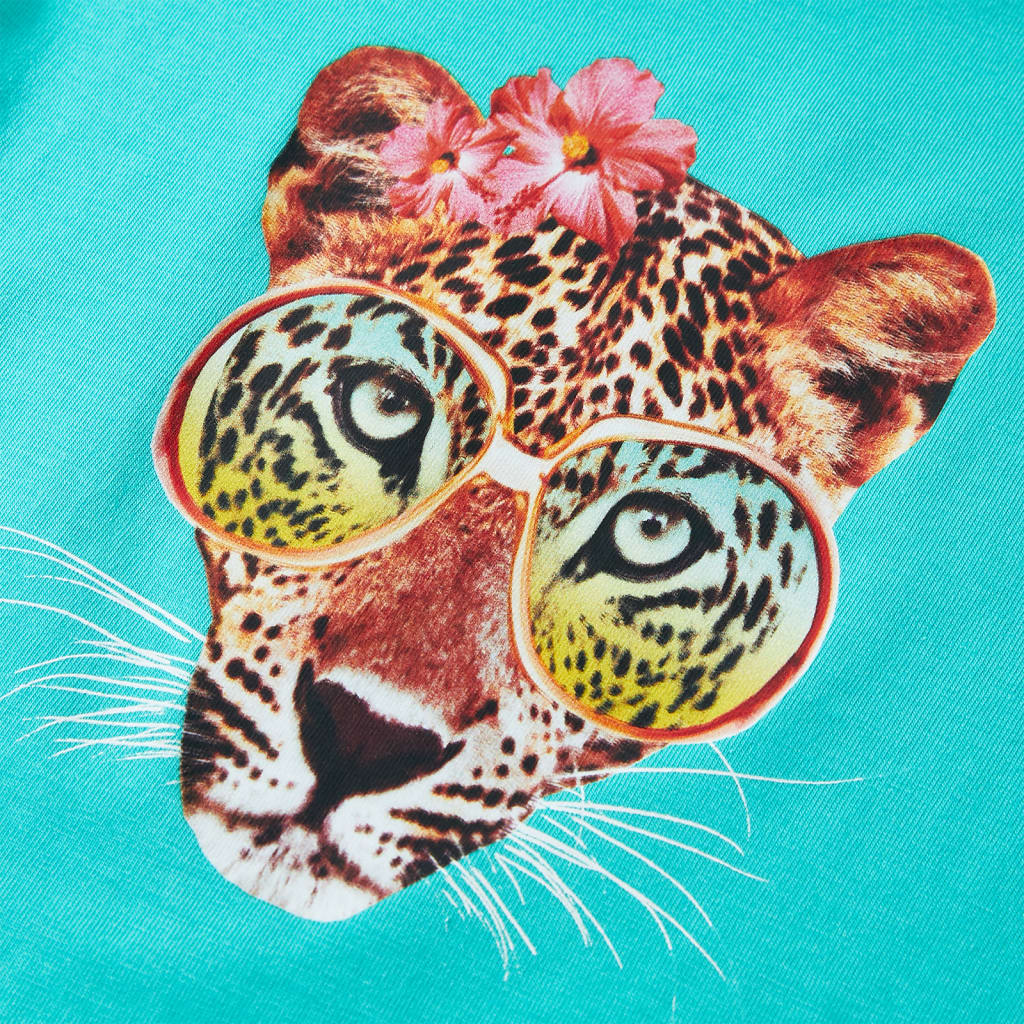 Kindershirt 116 mintkleurig Mintgroen 116