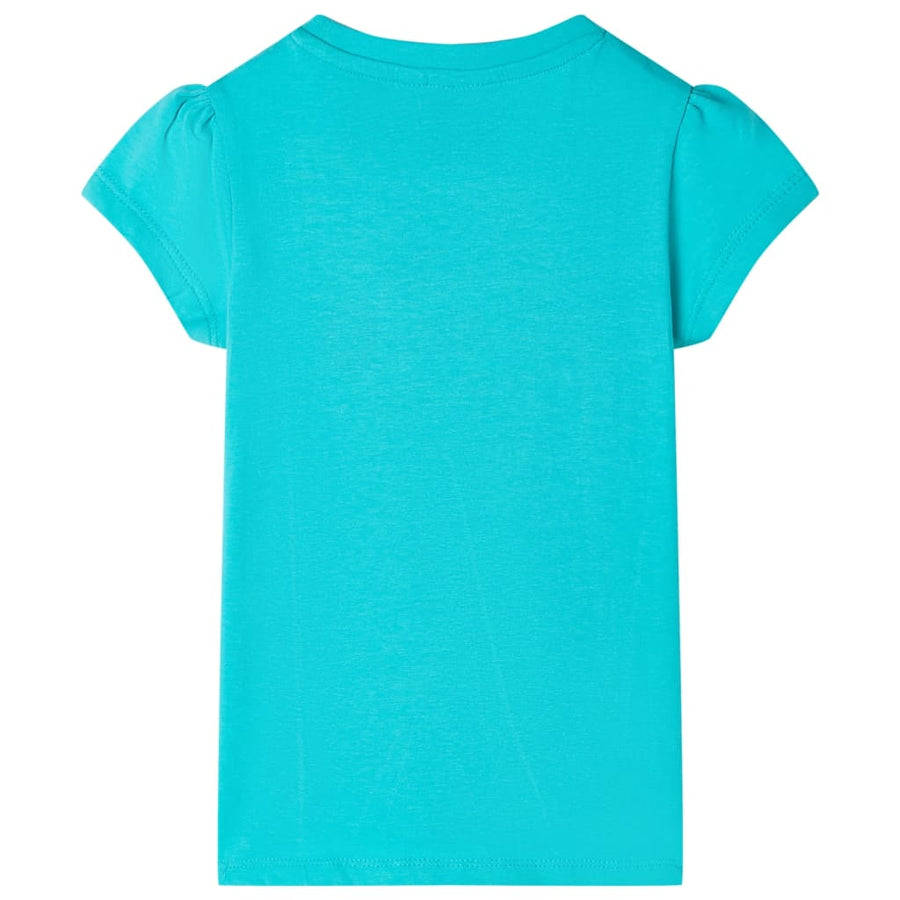 Kindershirt 128 mintkleurig Mintgroen 128