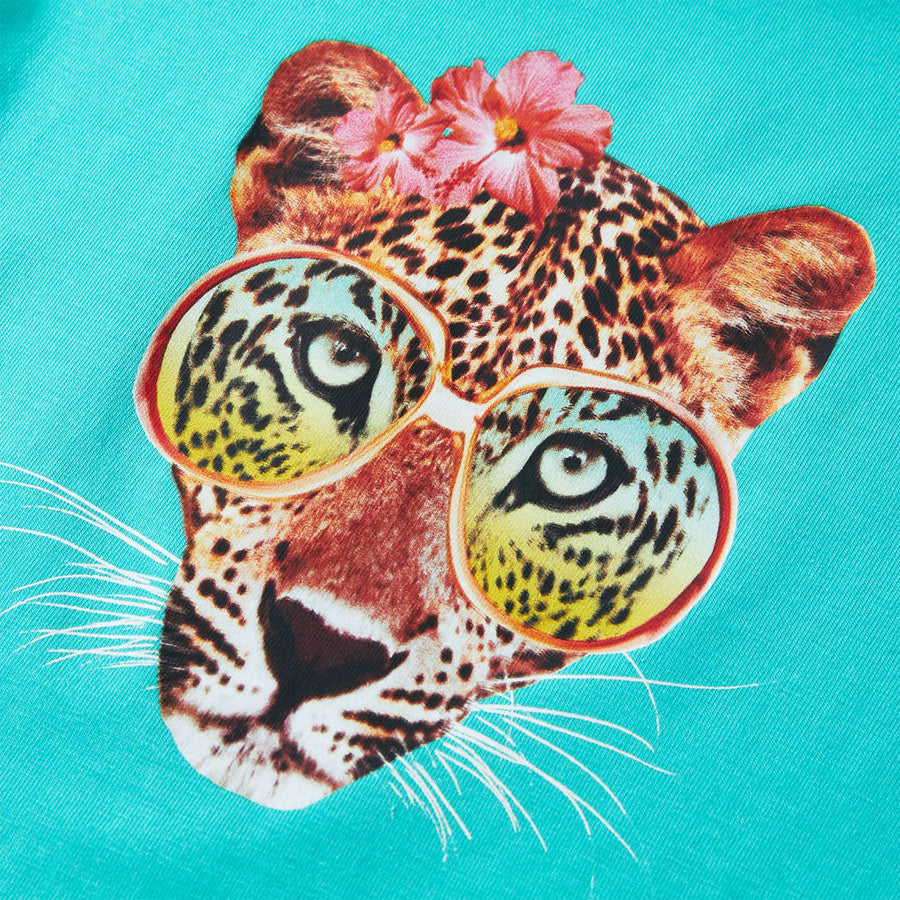 Kindershirt 128 mintkleurig Mintgroen 128
