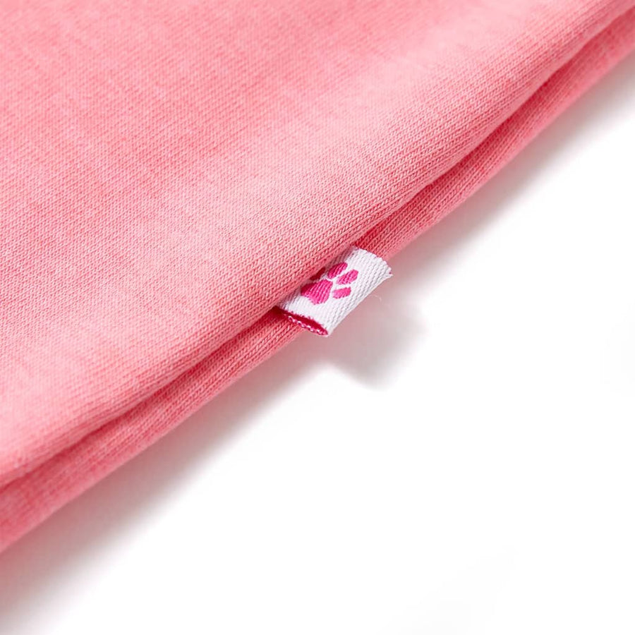 Kindershirt 92 neonroze Roze
