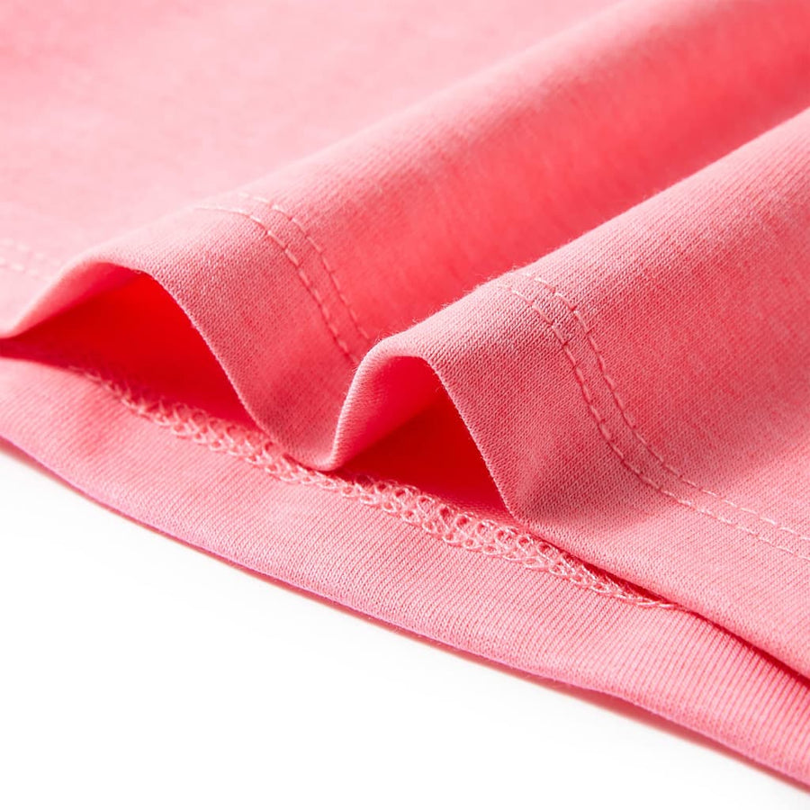 Kindershirt 92 neonroze Roze