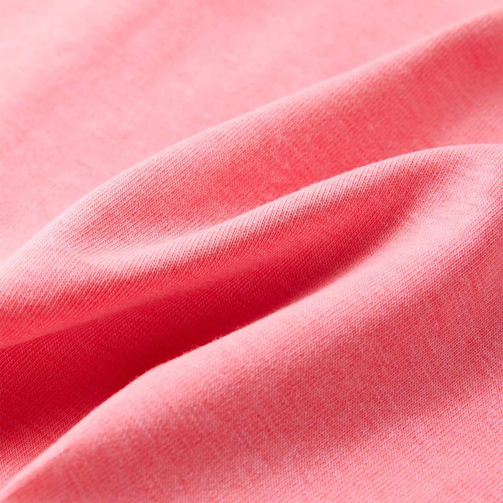 Kindershirt 116 neonroze Roze