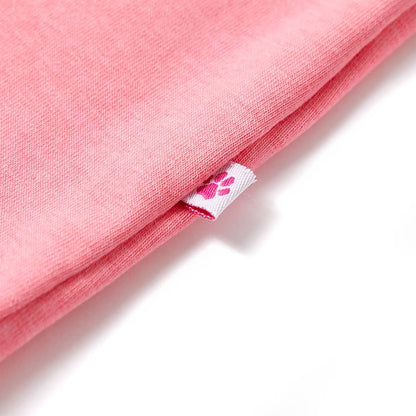 Kindershirt 128 neonroze Roze