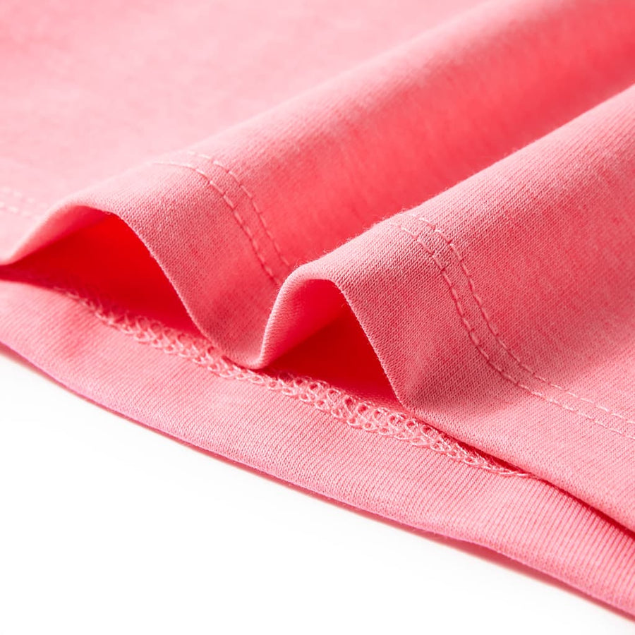 Kindershirt 128 neonroze Roze