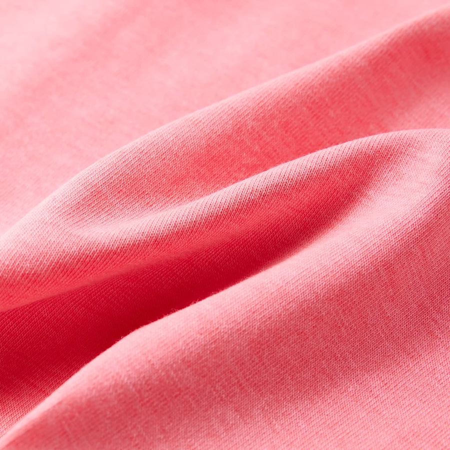 Kindershirt 128 neonroze Roze