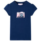 Children's shirt 116 navy blue