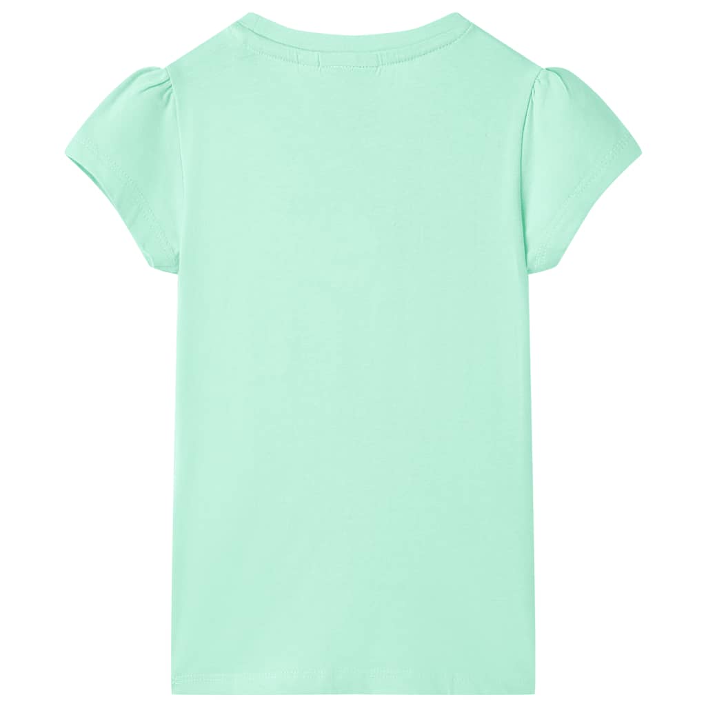 Kindershirt 116 felgroen Groen