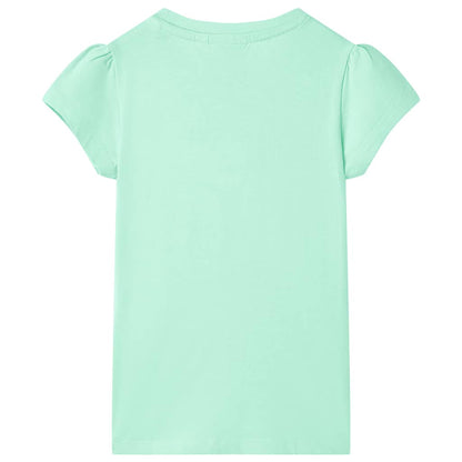 Kindershirt 116 felgroen Groen