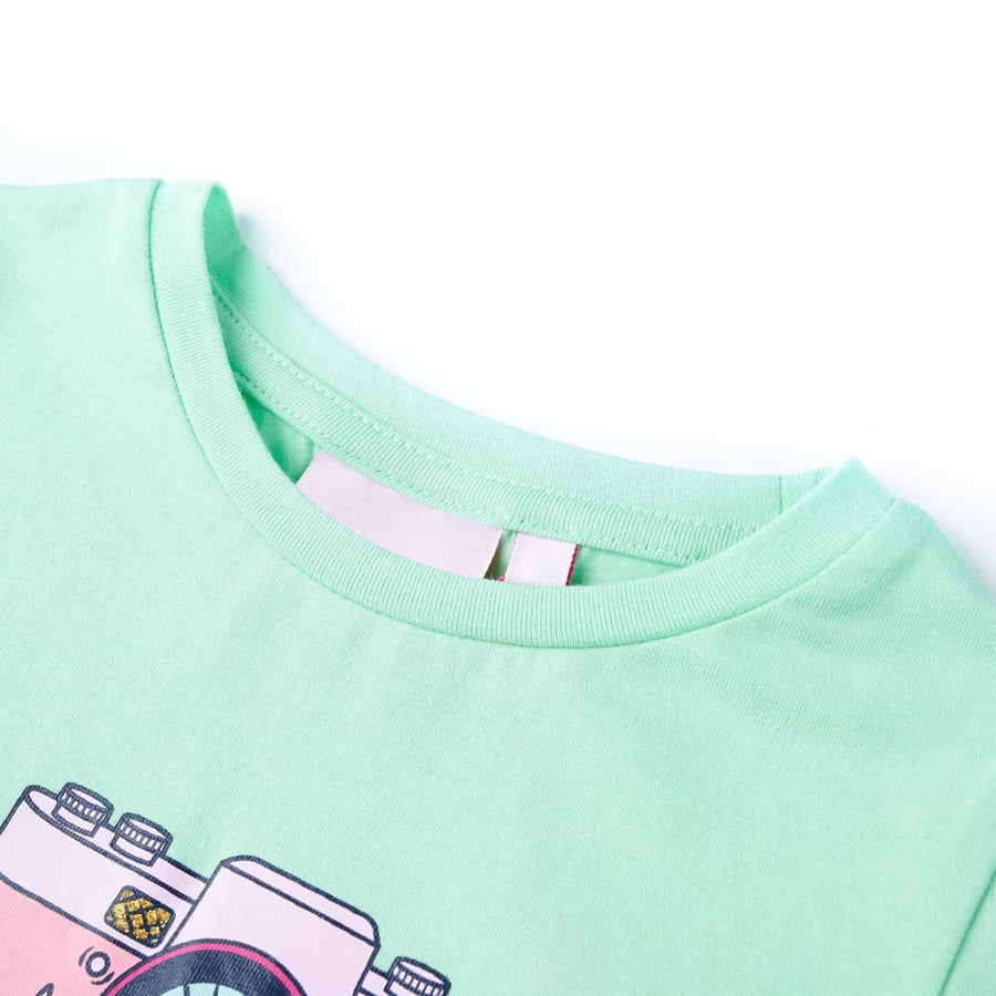 Kindershirt 116 felgroen Groen