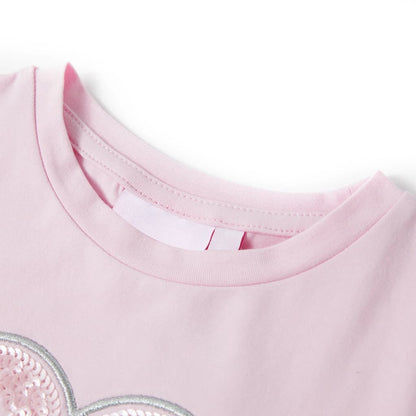 Kindershirt 104 lichtroze lichtroze 104