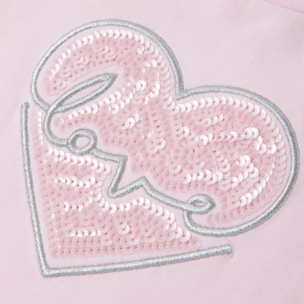 Kindershirt 104 lichtroze lichtroze 104