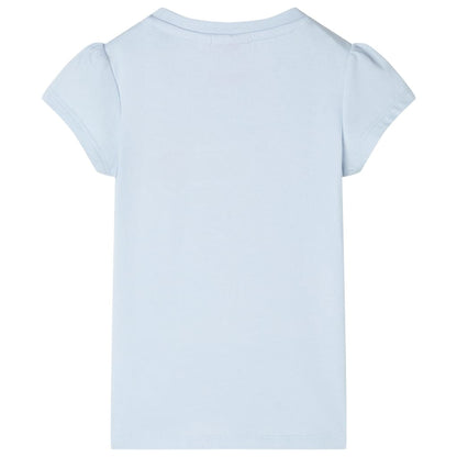 Kindershirt 128 lichtblauw lichtblauw 128