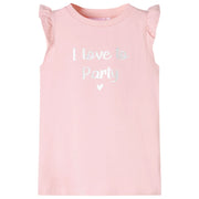 Children's shirt with ruffles on the sleeves 104 light pink