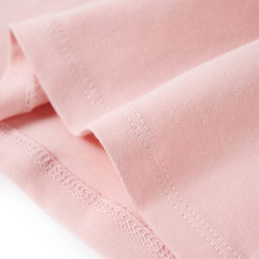 Kindershirt met ruches aan de mouwen 104 lichtroze lichtroze 104
