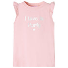 Kids' Ruffle Sleeve T-Shirt 116 Light Pink