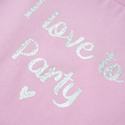 Kindershirt met ruches aan de mouwen 104 lila Lila