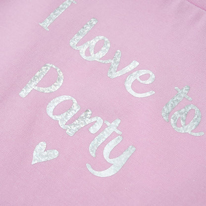 Kindershirt met ruches aan de mouwen 128 lila Lila