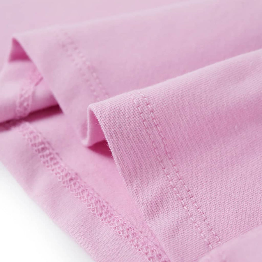 Kindershirt met ruches aan de mouwen 128 lila Lila