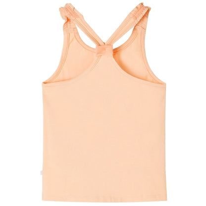 Kindertopje 116 lichtoranje orange 116