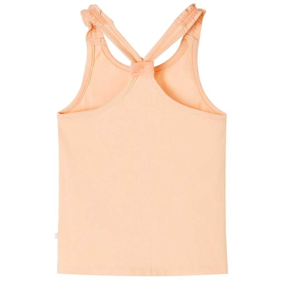 Kindertopje 116 lichtoranje orange 116