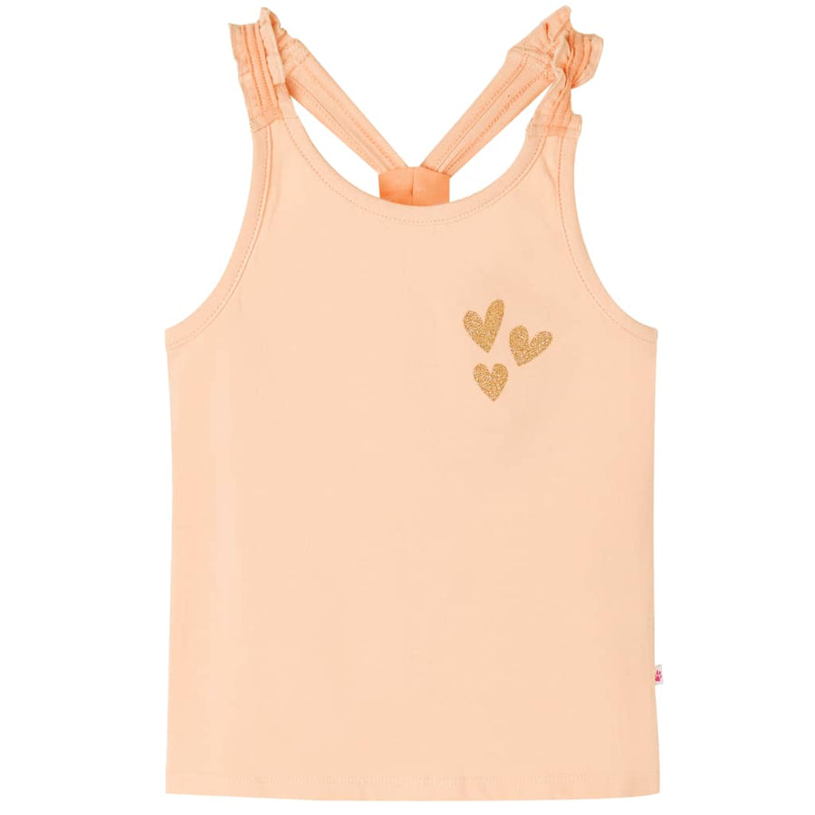 Kindertopje 128 lichtoranje orange 128