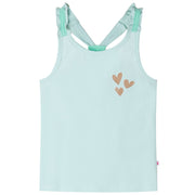 Children's top size 128 light mint