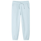 Kinderjoggingbroek 104 lichtblauw katoen