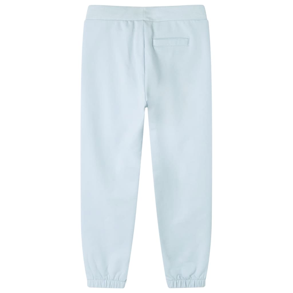 Kinderjoggingbroek 104 lichtblauw Blauw