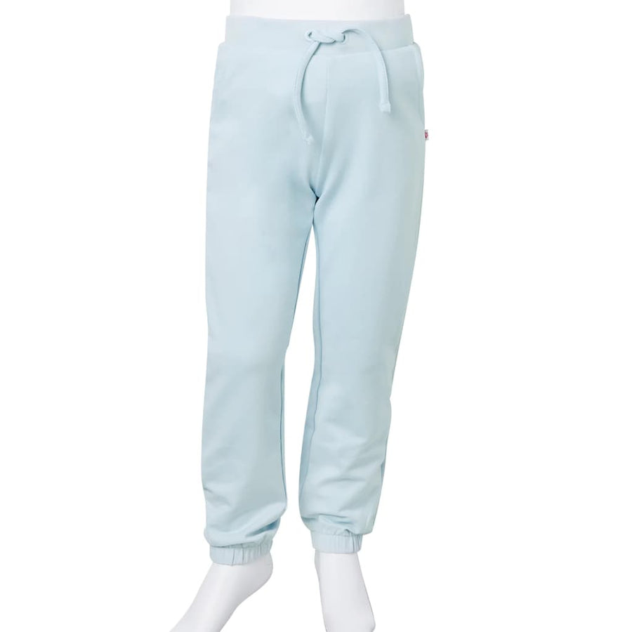 Kinderjoggingbroek 104 lichtblauw Blauw