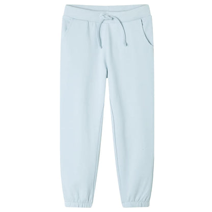 Kinderjoggingbroek 116 lichtblauw Blauw