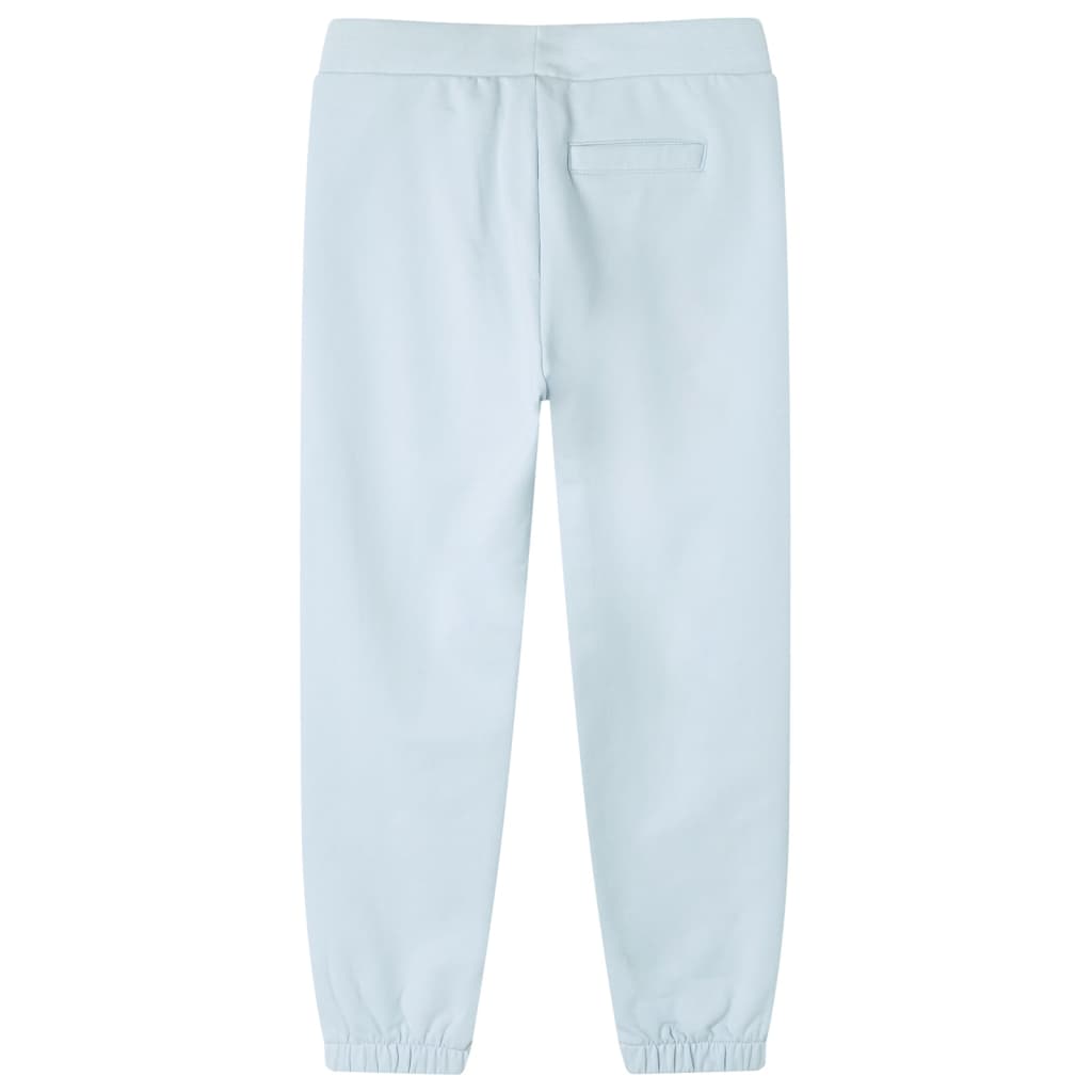 Kinderjoggingbroek 116 lichtblauw Blauw