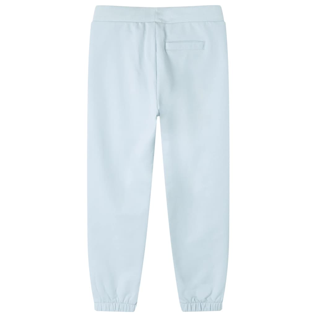 Kinderjoggingbroek 128 lichtblauw Blauw