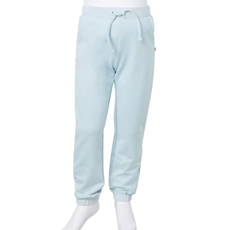 Kinderjoggingbroek 128 lichtblauw Blauw